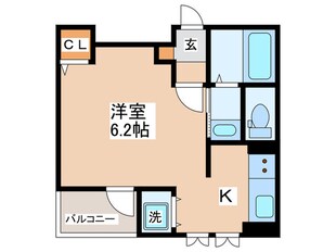 レンガの家westの物件間取画像